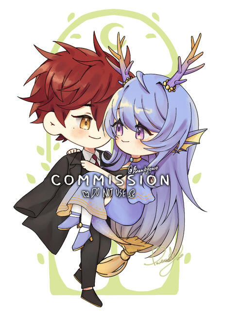 Theo and Mistal from @Efiliatis_Nemir (Twitter)